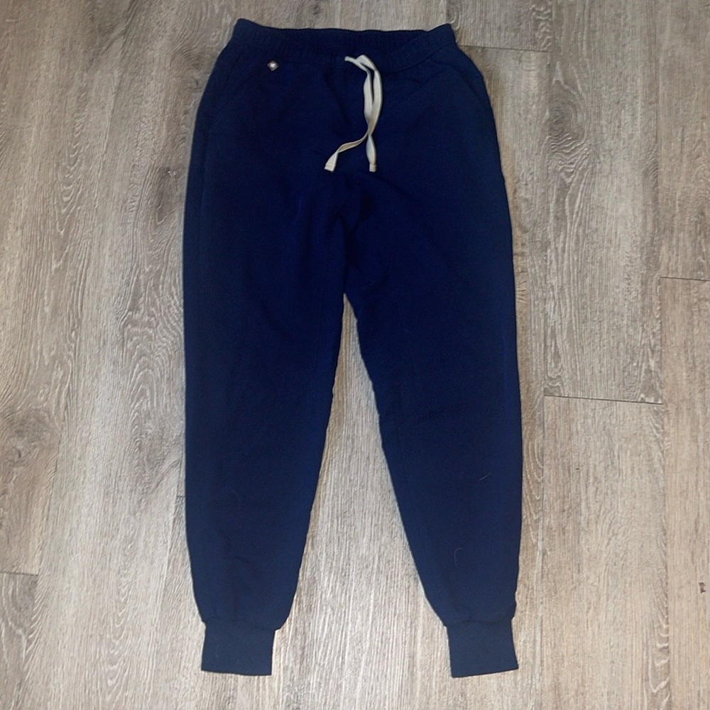 FIGS Navy Drawstring Jogger Pants